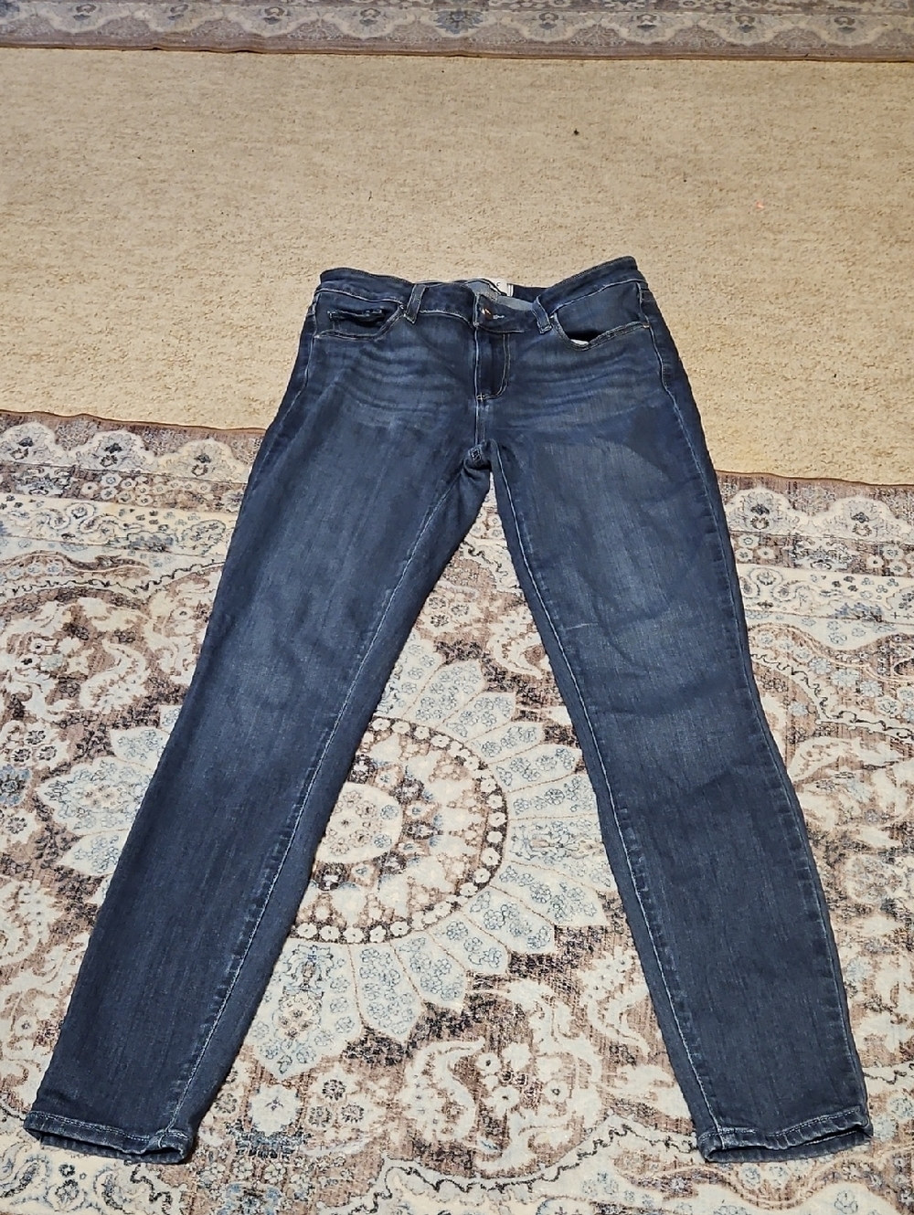 PAIGE Midnight Blue Skinny Jeans